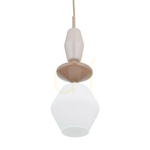 TK-Lighting ZEN Sabia Fuso White 11860 függőlámpa, 1×E14, fehér és bézs small 7