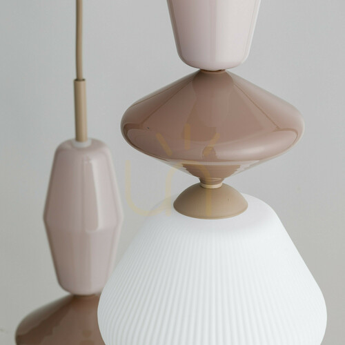 Jelölje be TK-Lighting ZEN Sabia Fuso White 11862 függőlámpa, 3×E14, bézs és fehér