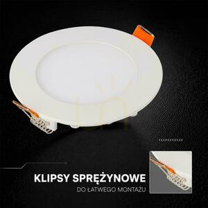 V-TAC PRO SLIM 12 W-os LED CREE chipes süllyesztett spotlámpa, kerek, 170 × 12 mm, CCT VT-1207CCT, 1150 lm, 6 év garancia small 8