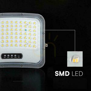 V-TAC 12 W-os napelemes LED-es reflektor távirányítóval és automatikus időzítővel, IP65, fekete, CCT VT-105W 3000 K–4500 K–6500 K, 2000 lm 1 V-TAC 12 W-os napelemes LED-es reflektor távirányítóval és automatikus időzítővel, IP65, fekete, CCT VT-105W 3000 K–4500 K–6500 K, 2000 lm small 1