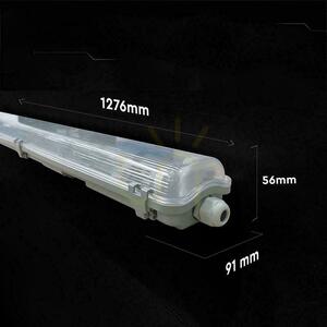 V-TAC LED hermetikus lámpatest 2 db 120 cm-es fénycsőhöz, IP65, PC+ABS, VT-120002 1 V-TAC LED hermetikus lámpatest 2 db 120 cm-es fénycsőhöz, IP65, PC+ABS, VT-120002 small 1