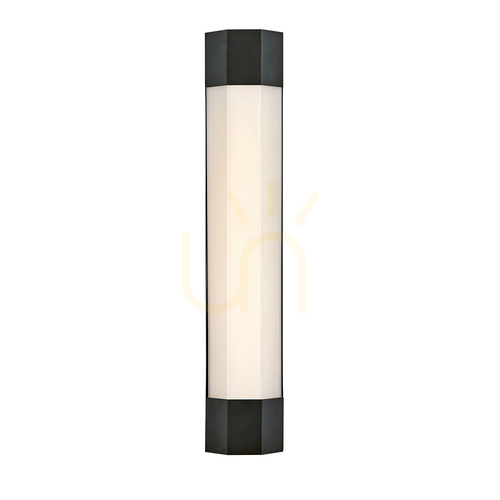 Jelölje be Nagy LED fali lámpa Facet 61 cm - matt fekete Quintiesse