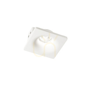 Süllyesztett lámpatest Ideallux Zephyr 150284 fehér gipsz GU10 D12 cm small 0