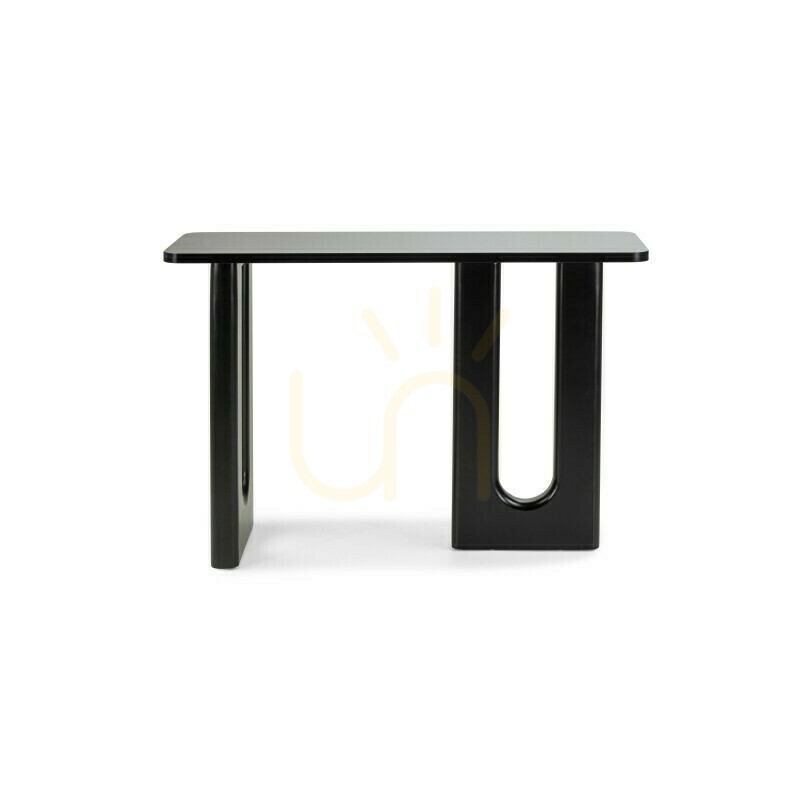 Jelölje be RICHI 120 cm-es íróasztal/konzolasztal, fekete, Nova Nook íves elemekkel RICHI 120 cm-es íróasztal/konzolasztal, fekete, Nova Nook íves elemekkel