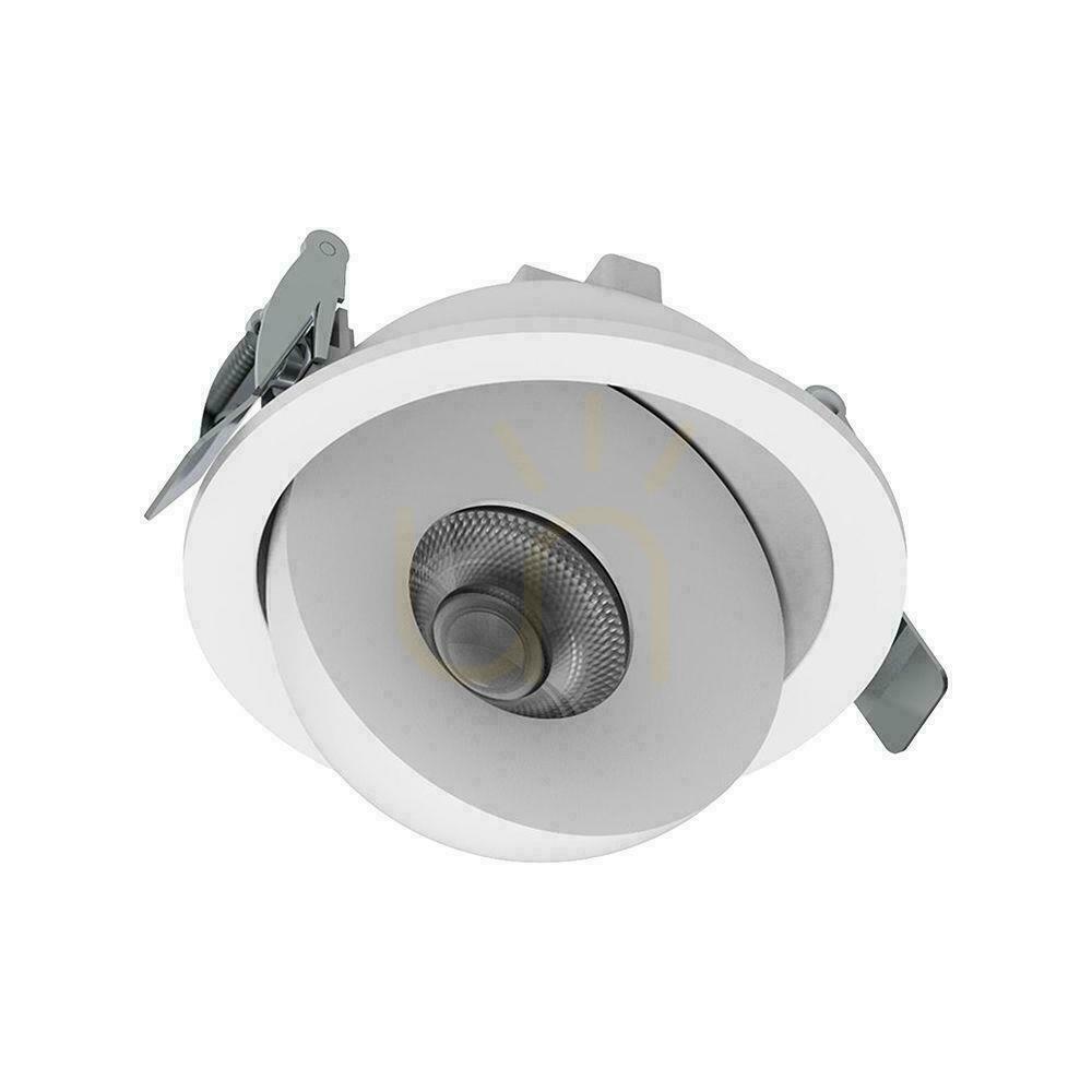 V-TAC LED CREE süllyesztett, dönthető mennyezeti lámpa, 12 W, CRI90+, CCT, IP44, fehér, VT-110011CCT, 800 lm, 6 év garancia