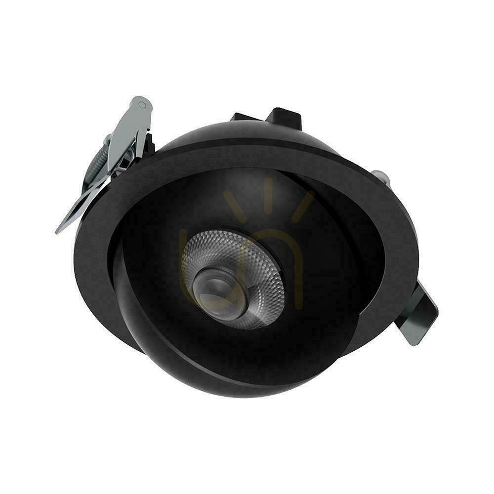 V-TAC LED CREE Recessed Tiltable Downlight, 12W, CRI90+, CCT, IP44, White, VT-110011CCT, 800 lm, 6-Year Warranty