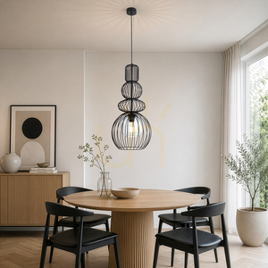 Kago Black függesztett lámpa 1 Xe27 small 1