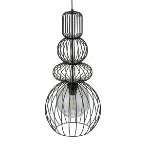 Kago Black függesztett lámpa 1 Xe27 small 5