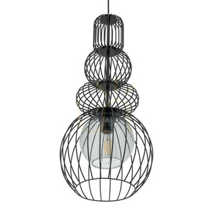 Kago Black függesztett lámpa 1 Xe27 small 6