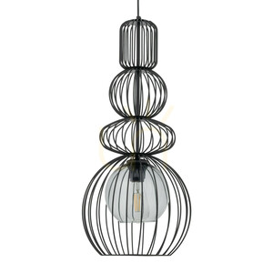 Kago Black függesztett lámpa 1 Xe27 small 7