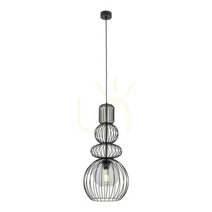 Kago Black függesztett lámpa 1 Xe27 small 8