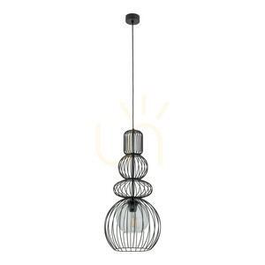 Kago Black függesztett lámpa 1 Xe27 small 0