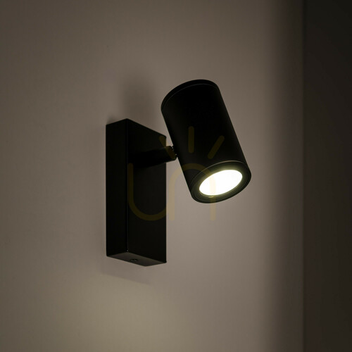 Jelölje be Nexo Black GU10 fali lámpa, IP44