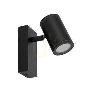 Nexo Black GU10 fali lámpa, IP44 small 0
