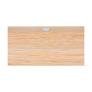 Kettős függőlámpa, olajozott tölgy/matt nikkel, 3xLED, 42 W, felfelé és lefelé irányuló világítás, 160 cm small 2
