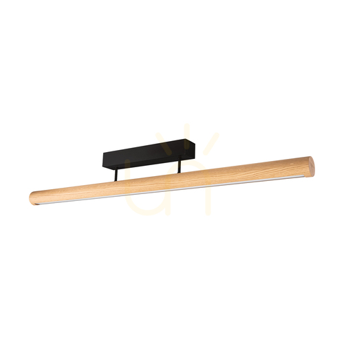 Jelölje be Conor mennyezeti lámpa, olajozott tölgy/fekete, 1xLED 34,5 W, felfelé és lefelé irányítható, 120 cm