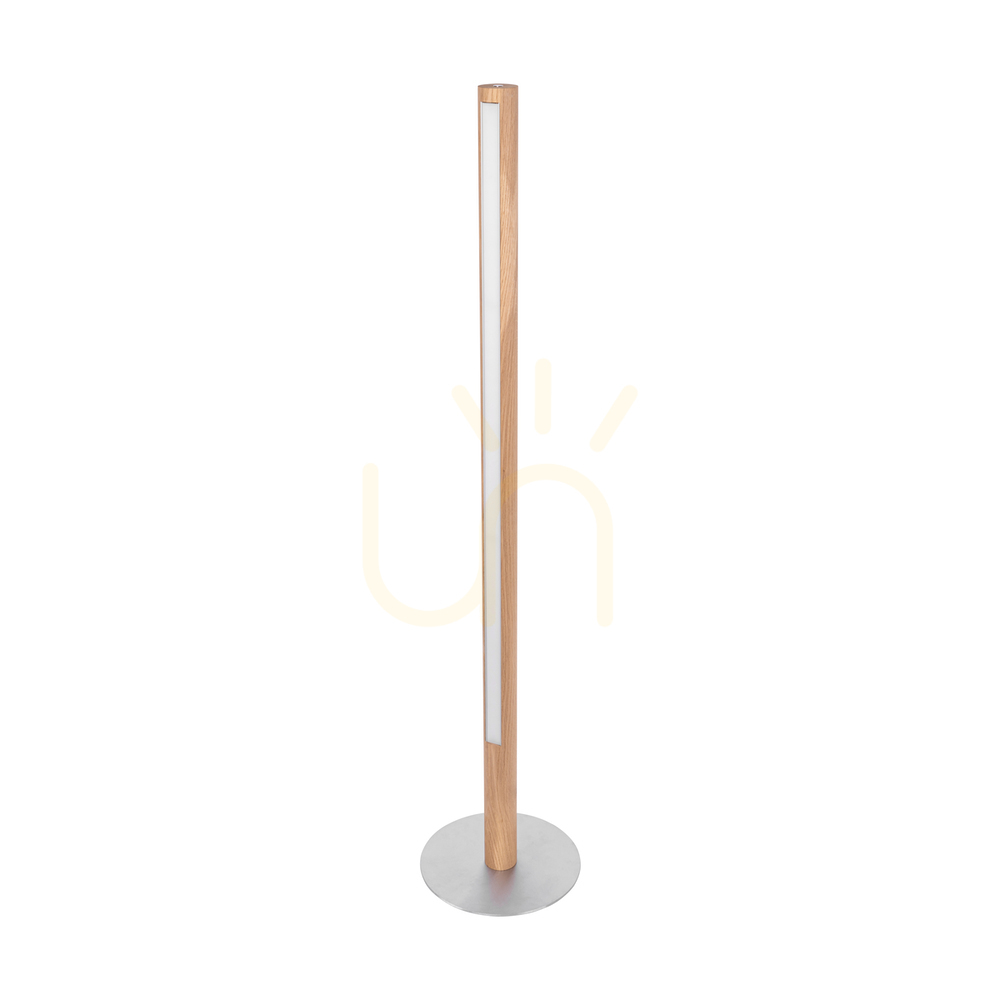 Jelölje be Conor állólámpa, olajozott tölgy/matt nikkel, 1xLED 32 W, Ø30 cm Conor állólámpa, olajozott tölgy/matt nikkel, 1xLED 32 W, Ø30 cm