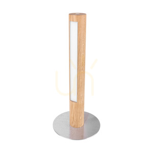 Conor asztali lámpa, olajozott tölgy/matt nikkel, 1xLED 9 W, Ø20 cm small 0