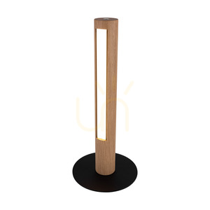 Conor asztali lámpa, olajozott tölgy/fekete, 1xLED 9 W, Ø20 cm 1 Conor asztali lámpa, olajozott tölgy/fekete, 1xLED 9 W, Ø20 cm small 1