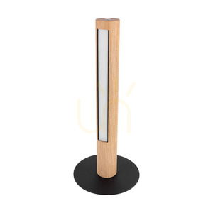 Conor asztali lámpa, olajozott tölgy/fekete, 1xLED 9 W, Ø20 cm 0 Conor asztali lámpa, olajozott tölgy/fekete, 1xLED 9 W, Ø20 cm small 0