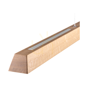 Derott függőlámpa, olajozott tölgy/matt nikkel, 3xLED, 42 W, felfelé és lefelé irányuló világítás, 115 cm small 1