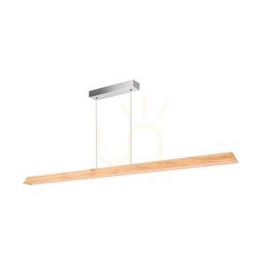 Derott függőlámpa, olajozott tölgy/matt nikkel, 3xLED, 56 W, felfelé és lefelé irányuló világítás, 160 cm 0 Derott függőlámpa, olajozott tölgy/matt nikkel, 3xLED, 56 W, felfelé és lefelé irányuló világítás, 160 cm small 0
