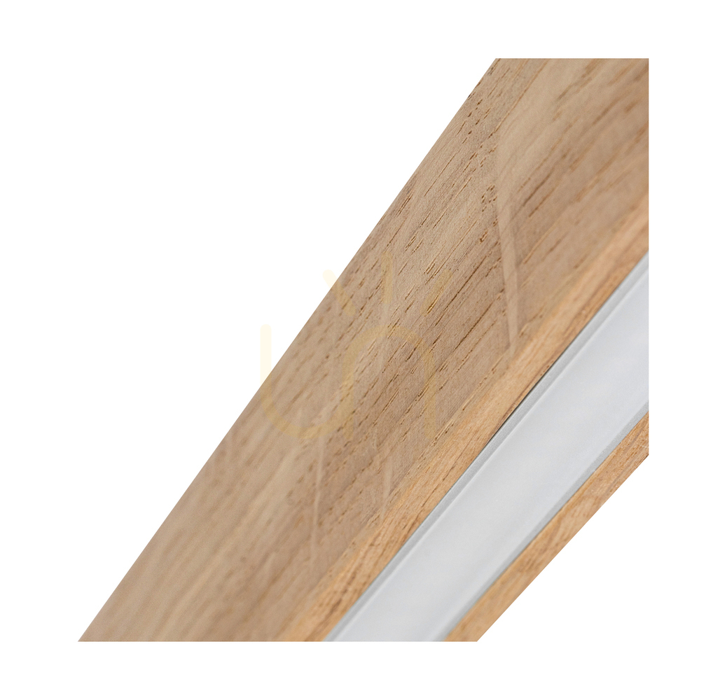 Előnézet Ramme mennyezeti lámpa / fali lámpa, olajozott tölgy, 2xLED, 48 W, 83 cm Ramme mennyezeti lámpa / fali lámpa, olajozott tölgy, 2xLED, 48 W, 83 cm