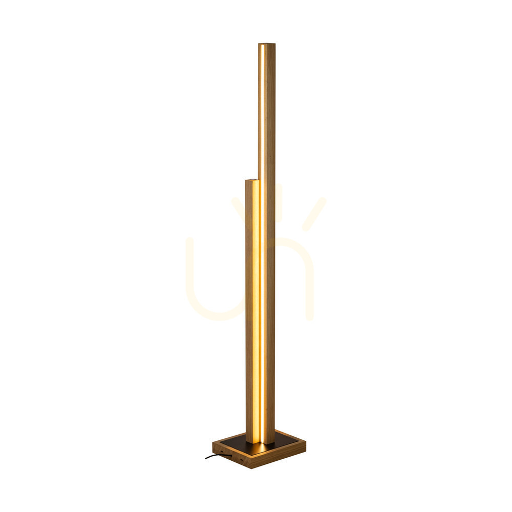 Kilátás Soho állólámpa, olajozott tölgy/fekete, 2xLED, 37,5 W, 28 cm Soho állólámpa, olajozott tölgy/fekete, 2xLED, 37,5 W, 28 cm