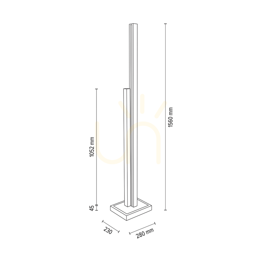 Előadás Soho állólámpa, olajozott tölgy/fekete, 2xLED, 37,5 W, 28 cm Soho állólámpa, olajozott tölgy/fekete, 2xLED, 37,5 W, 28 cm