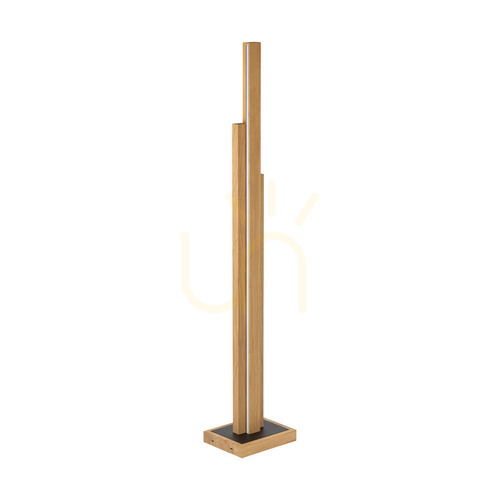 Jelölje be Soho állólámpa, olajozott tölgy/fekete, 3xLED, 60 W, 28 cm