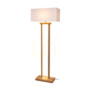 Hakon állólámpa, olajozott tölgy/matt nikkel, fehér lámpaernyő, 1xE27 + 2xLED 40 W, 56 cm 1 Hakon állólámpa, olajozott tölgy/matt nikkel, fehér lámpaernyő, 1xE27 + 2xLED 40 W, 56 cm small 1