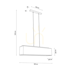 Hakon függesztett lámpa, olajozott tölgy, bézs lámpaernyő, 4xE27, 90 cm 1 Hakon függesztett lámpa, olajozott tölgy, bézs lámpaernyő, 4xE27, 90 cm small 1