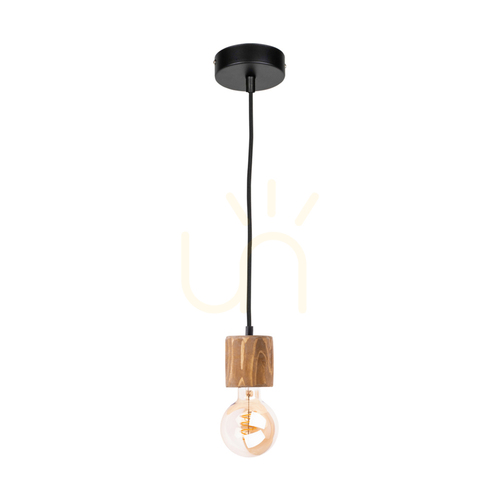 Jelölje be Skog függőlámpa, barna/fekete, 1xE27, Ø10 cm