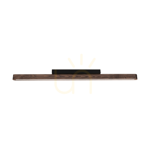 Jelölje be Forestier mennyezeti lámpa, diófa/fekete, 1xLED, 17 W, 90 cm