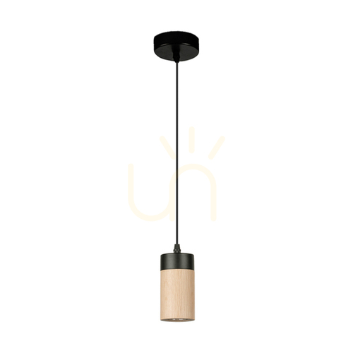 Jelölje be Artemis függesztett lámpa, olajozott tölgy/fekete, 1xGU10, 6 W, Ø10 cm