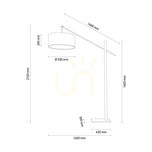 Savra állólámpa, olajozott tölgy/fekete, bézs lámpaernyő, 1xE27, 160 cm 1 Savra állólámpa, olajozott tölgy/fekete, bézs lámpaernyő, 1xE27, 160 cm small 1
