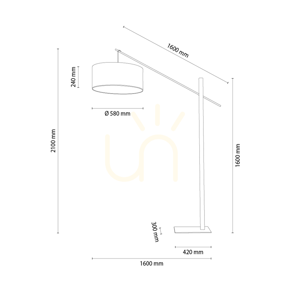 Kilátás Savra állólámpa, olajozott tölgy/fekete, bézs lámpaernyő, 1xE27, 160 cm Savra állólámpa, olajozott tölgy/fekete, bézs lámpaernyő, 1xE27, 160 cm