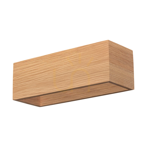 Jelölje be „Block” falikar, olajozott tölgy/fekete, 2xG9, 33 cm