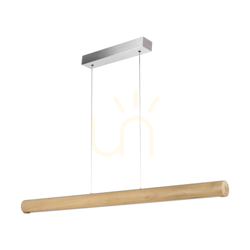 Jelölje be Conor függőlámpa, olajozott tölgy/matt nikkel, 1xLED 34,5 W, felfelé és lefelé irányuló világítás, 120 cm