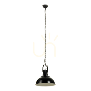 Lofti függesztett lámpa 1xE27 60 W fekete/fehér Ø30 cm small 0
