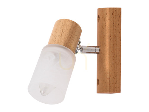 Jelölje be Kira fa fali lámpa 1xE14 40 W bükk/fehér 16 cm