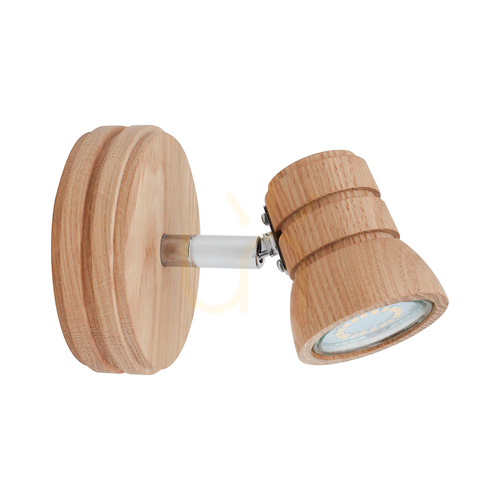 Jelölje be Tessa fali lámpa, 1xGU10 LED, 4,5 W, olajozott tölgy