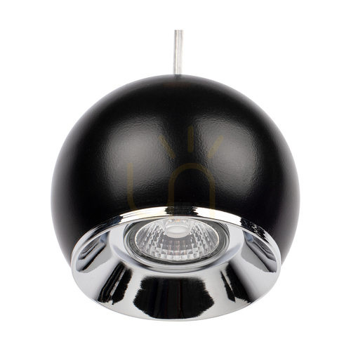 Jelölje be Spot Light BALL WOOD 5143374 függőlámpa, olajozott tölgy és fekete, 3×GU10, 52 cm