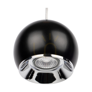 Spot Light BALL WOOD 5143374 függőlámpa, olajozott tölgy és fekete, 3×GU10, 52 cm small 2