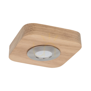 Sunniva beépíthető mennyezeti lámpa. 1 db 5 W-os LED, olajozott tölgy/szatén, 14 cm small 0