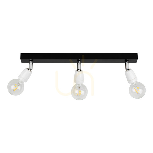 Jelölje be Corfu mennyezeti lámpa, 3xE27, Max. 25 W, fekete/fehér, 57 cm