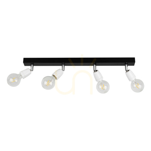 Jelölje be Corfu mennyezeti lámpa, 4xE27, Max. 25 W, fekete/fehér, 68 cm