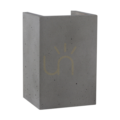 Jelölje be Téglafalra szerelhető falikar, 2xGU10, Max. 6 W, betonszürke, 10 cm