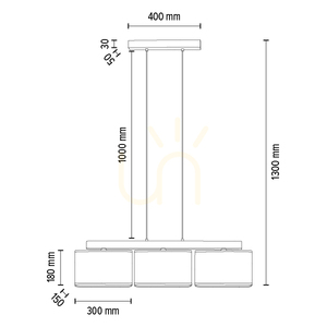 Cadre függesztett lámpa, 3xE27, Max. 25 W, olajozott tölgy / átlátszó PVC-kábel / fekete lámpaernyő, 95 cm small 2