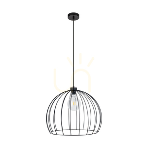 Britop Coop 1882904 függőlámpa, fekete, 1×E27, Ø49 cm small 0